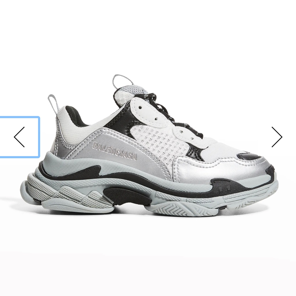 Authentic Balenciaga Metallic Triple S